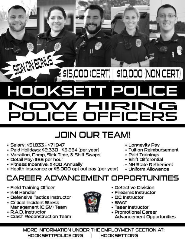 Join HPD Hooksett Police Dept.
